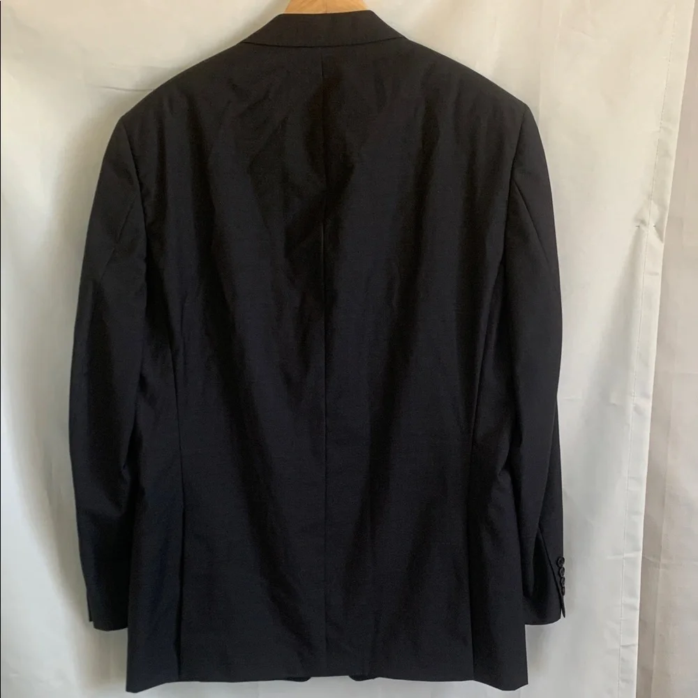 Calvin Klein Black Blazer 100% lightweight Wool 44L. - Picture 7 of 9